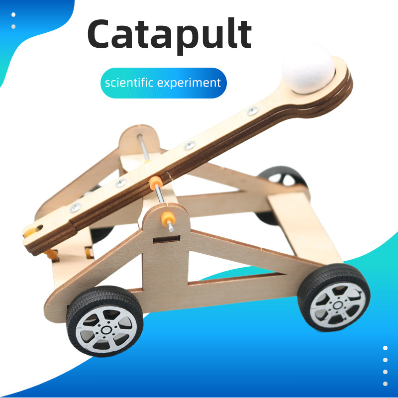 Catapult Launcher Toy - DIY カタパルトおもちゃ DIY 科学実験キット & 教育モデルおもちゃ物理学科学おもちゃ子供のためのギフトおもちゃプロジェクト