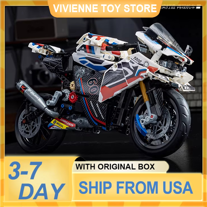 Kids Toys Delivery Today - 3～7日間で配送 MG01 MOC ディテール豊かなバイク組み立てブロックセット ブリック組み立てパズル おもちゃ