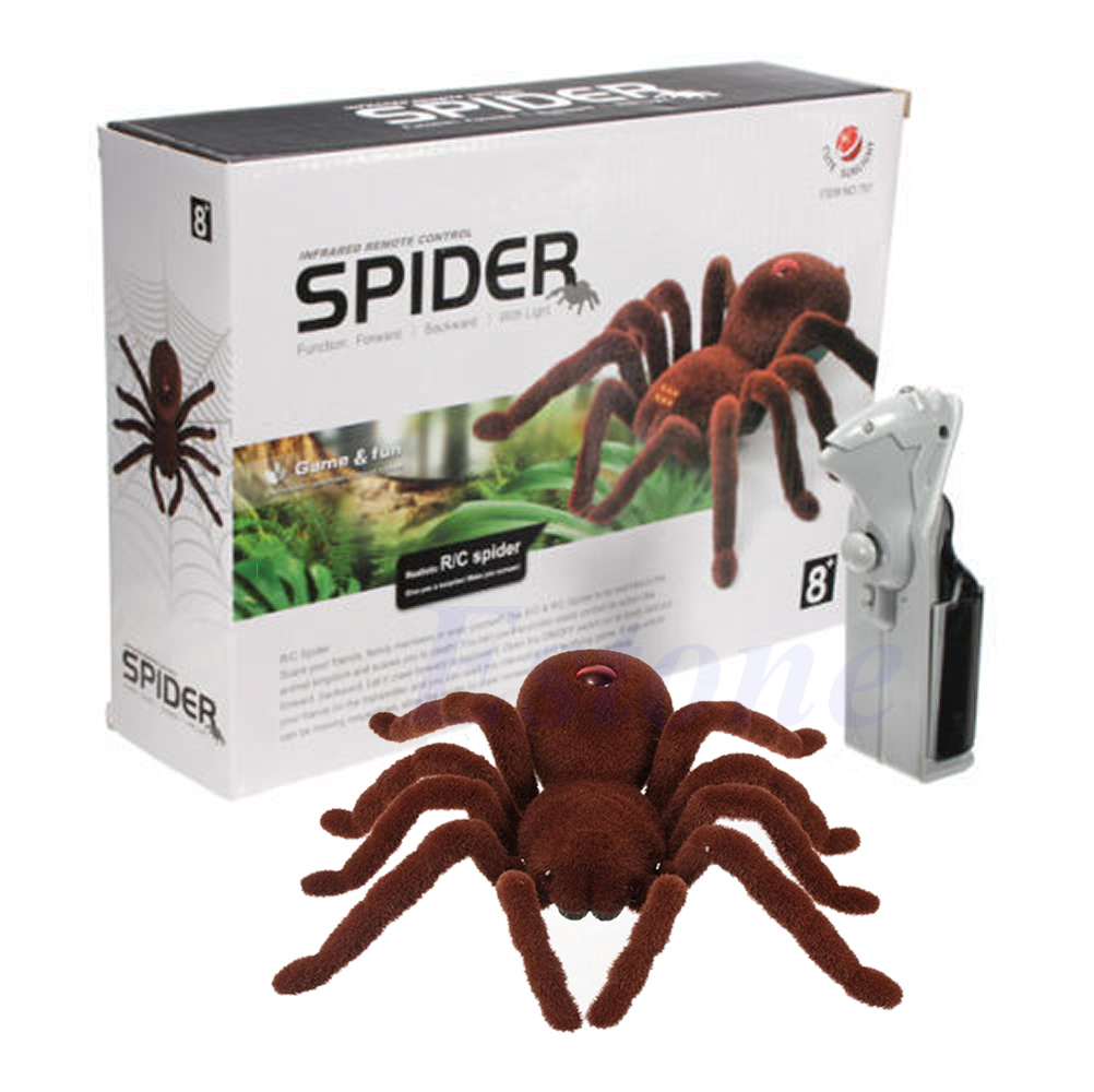 Kids Toys Quotes - 子供のギフトリモコン怖い不気味な柔らかいぬいぐるみスパイダー赤外線rcタランチュラおもちゃ