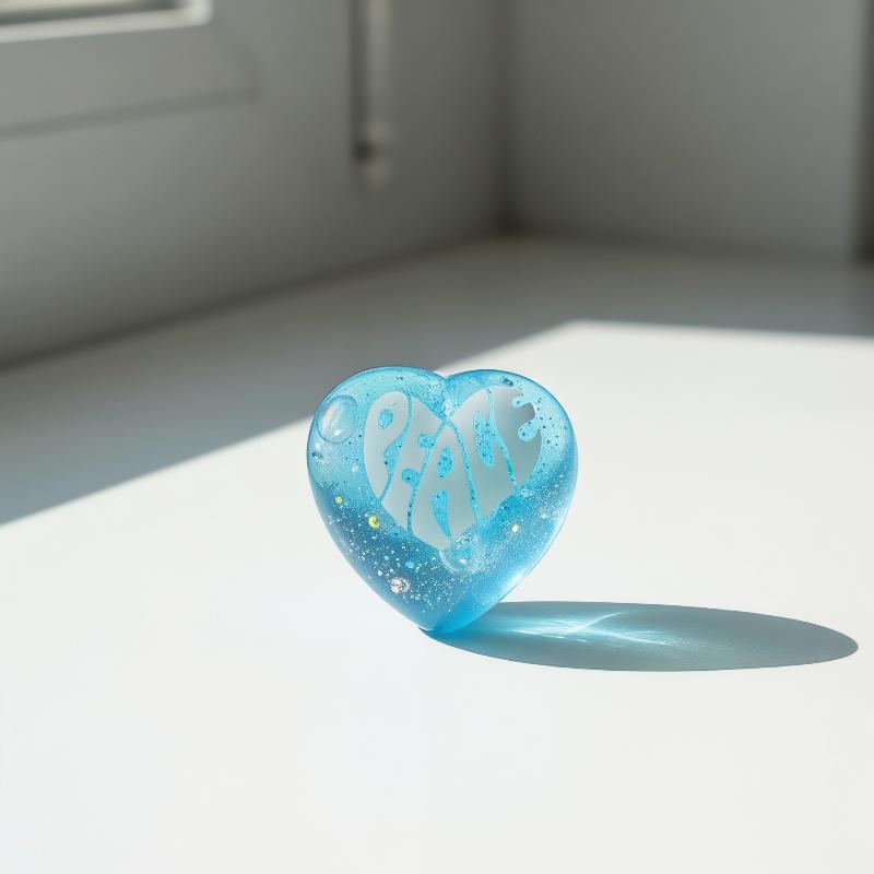 Kids Toys Quotes - ソフトグリッターハートスクイーズトイ ポジティブな言葉がプリントされたストレス解消フィジェットトイ 子供 大人 キャンプ アウトドア用