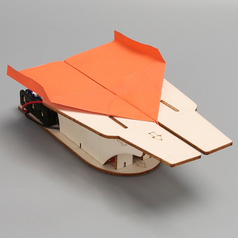 DIY 空母紙飛行機カタパルトおもちゃ 子供科学実験教材 パ - Catapult Launcher Toy のレビューと価格