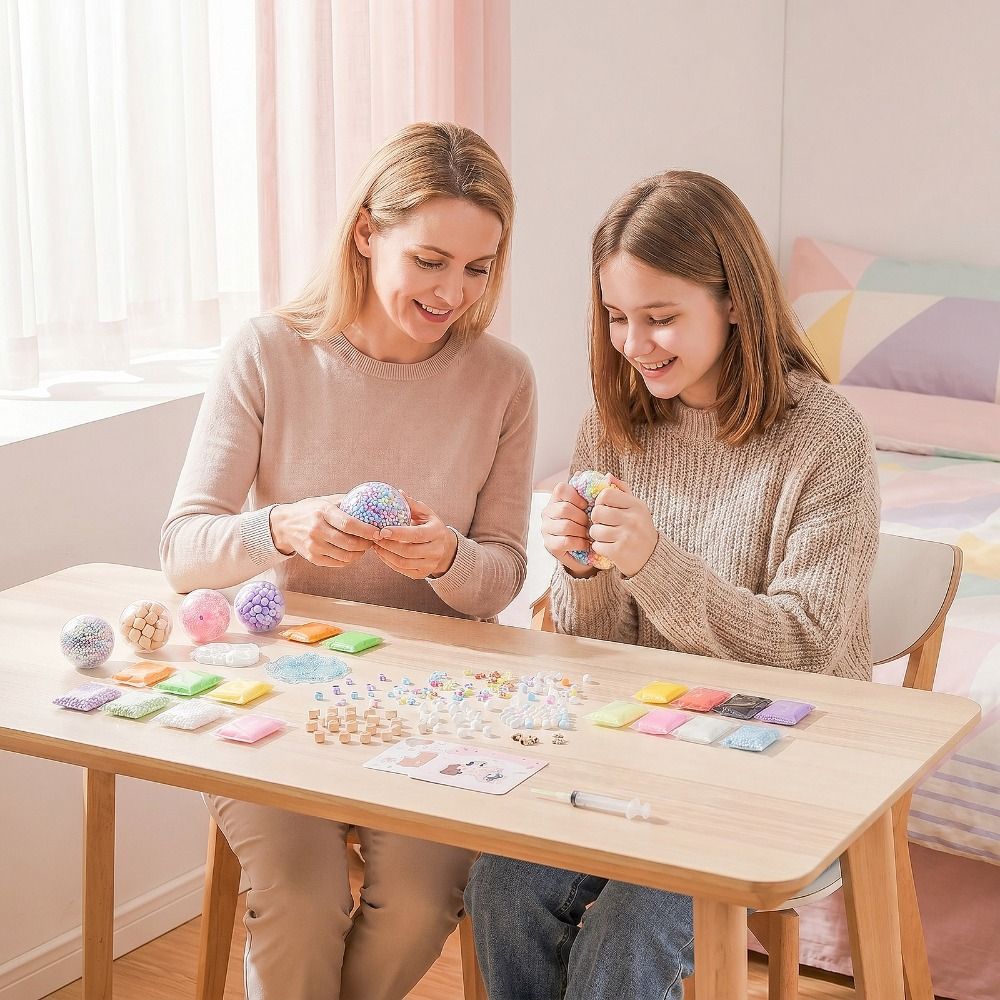 6cmボールスキンDIYストレスボール作成キット、スライム5 - Slime Making Kit のレビューと価格