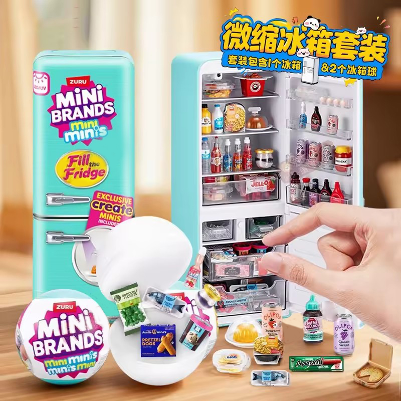 LEDライト付きミニ冷蔵庫おもちゃセット、ミニフード付きハウ - Play Kitchen Set のレビューと価格