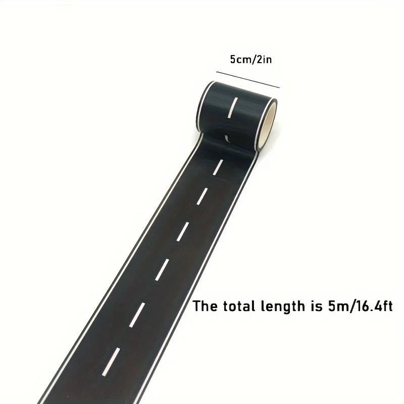 2個入り 再利用可能な道路ステッカー ブラックロードテープ  - Kids Toys Kit のレビューと価格