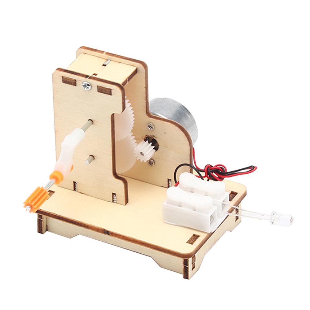 子供用DIY木製手回し発電機おもちゃ科学実験モデル組み立てキ - Kids Toys Quotes のレビューと価格