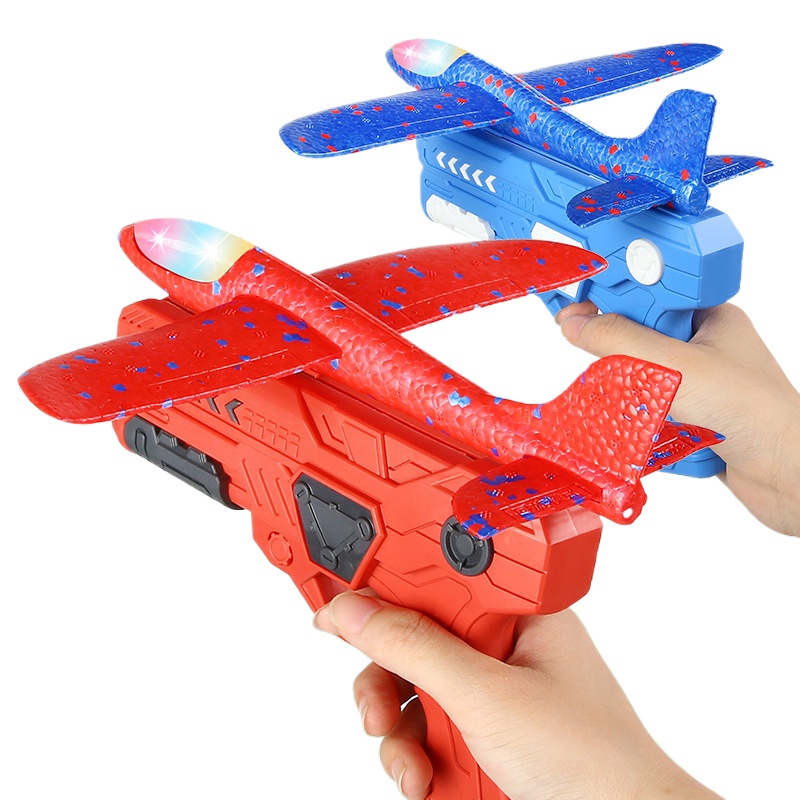 屋外ゲーム子供用グライダー飛行飛行投げ泡飛行機射撃銃、子供用 - Catapult Launcher Toy のレビューと価格