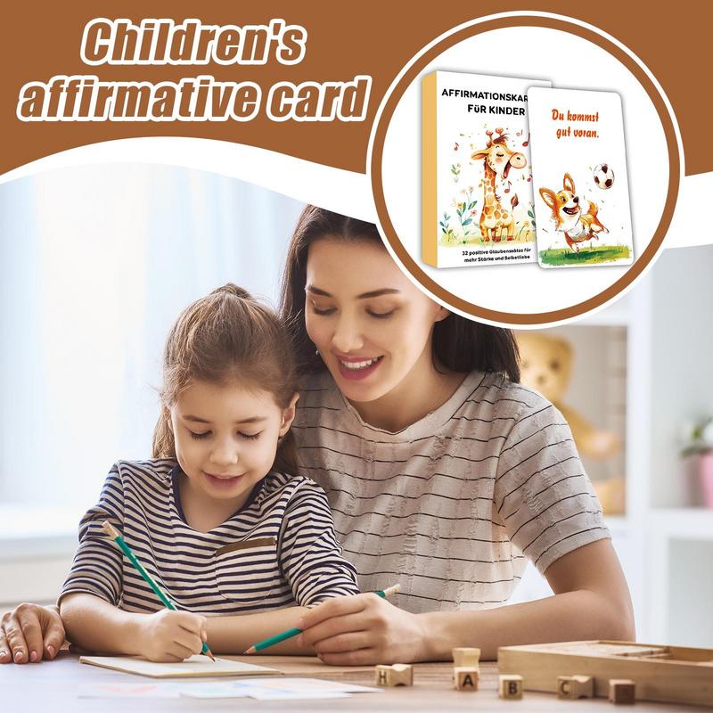 子供のためのエンパワリングカード 32 ドイツ語マインドフル - Kids Toys Quotes のレビューと価格
