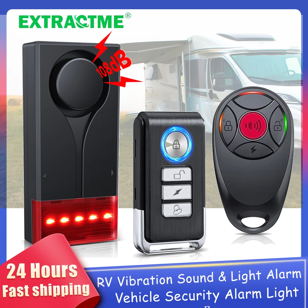 Extractme RV アラーム 108dB 車の振動音と - Remote Control Car のレビューと価格