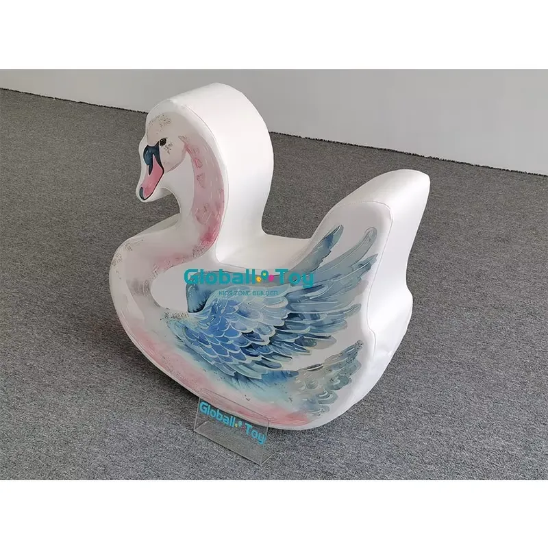 卸売ソフトスワン屋内遊具 かわいいスワン型ソフトロッカーおも - Kids Play Zone Toys のレビューと価格