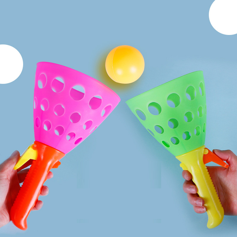 ダブルキャッチャー投げおもちゃ カタパルト投げ バウンシーボ - Catapult Launcher Toy のレビューと価格