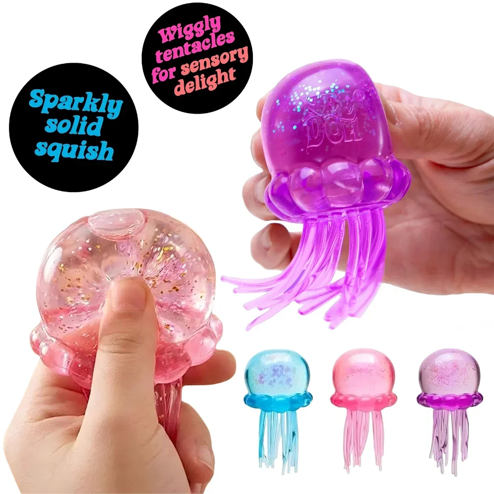 ニードオフ ファズボール クラゲ スクイッシー トイ ブライ - Kids Toys Box のレビューと価格