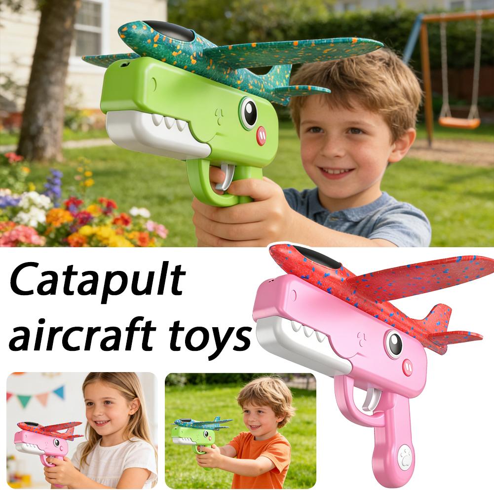 カタパルト航空機おもちゃ フライトスロー フォームプレーン  - Catapult Launcher Toy のレビューと価格