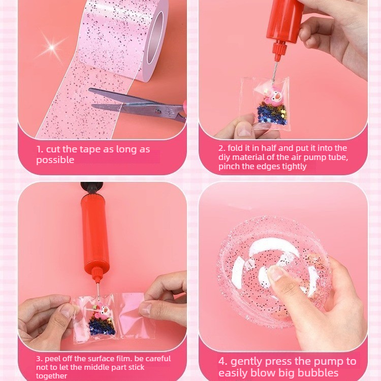 グリッターナノグルーセット バブルブローアースライムキット  - Slime Making Kit のレビューと価格