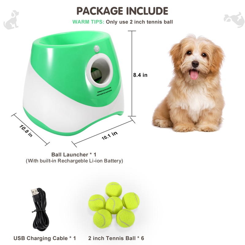 犬用テニスボールランチャー 自動おもちゃ 自動で楽しいインタ - Catapult Launcher Toy のレビューと価格